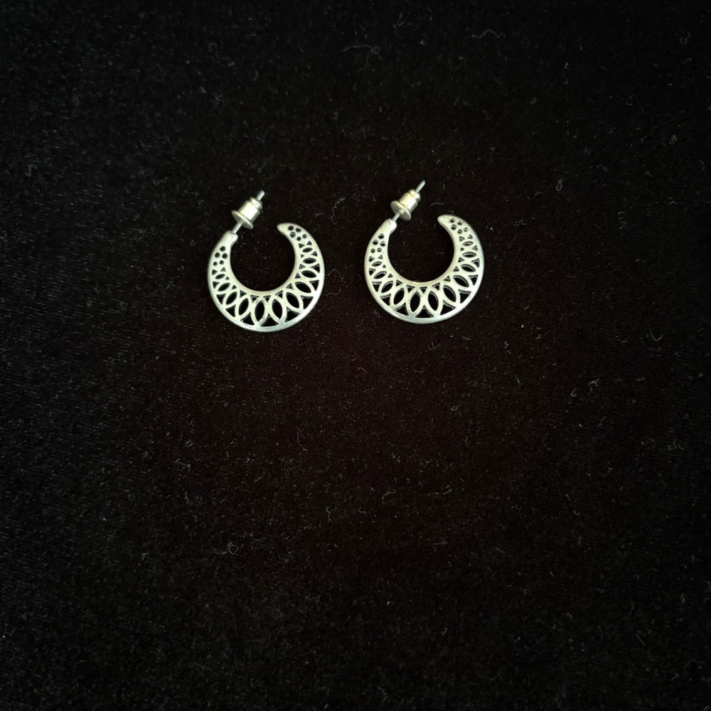 Silver Hoop Earrings